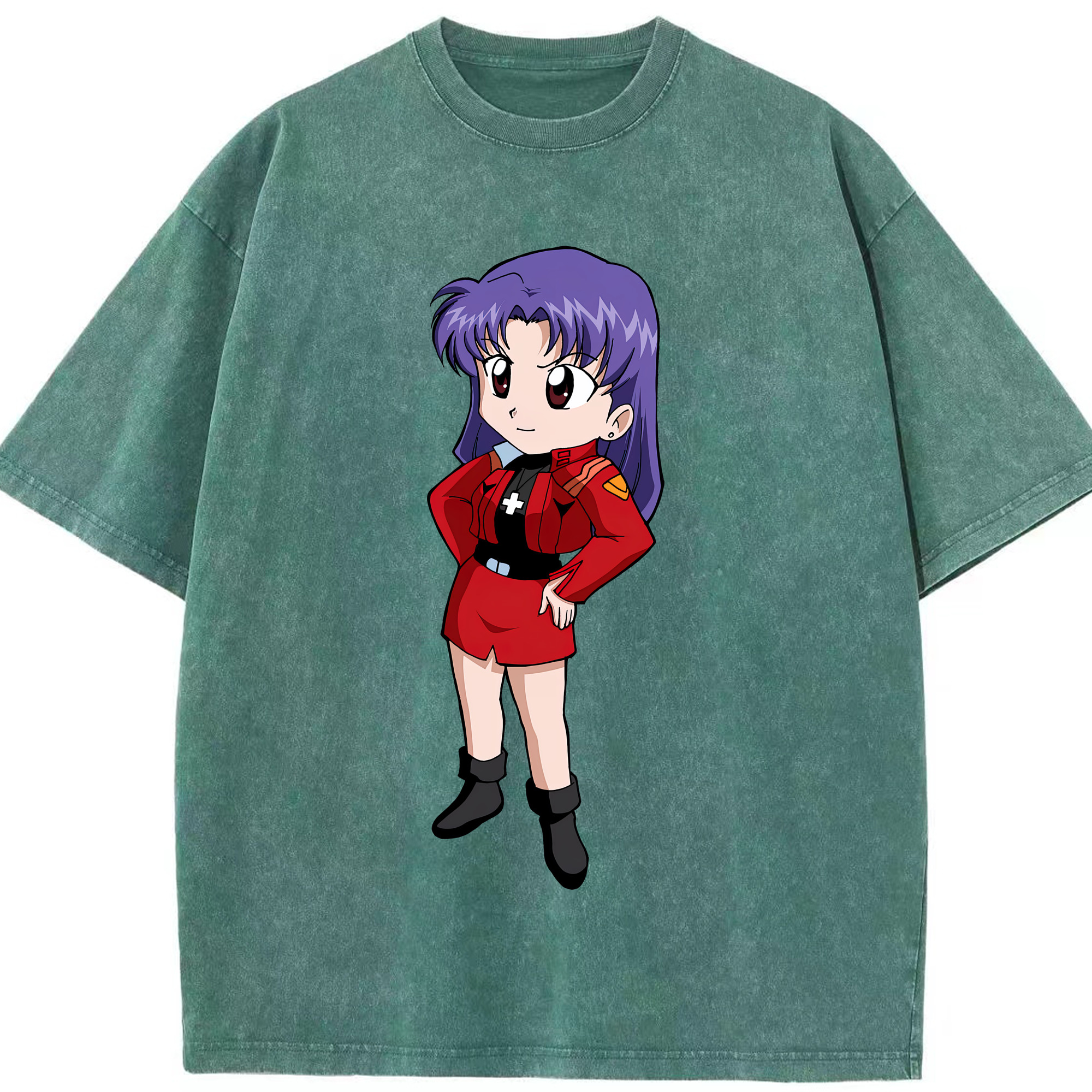 （画像用） EVA 新世紀エヴァンゲリオン 綿100% ヴィンテージ風 半袖Tシャツ（フロントプリント）